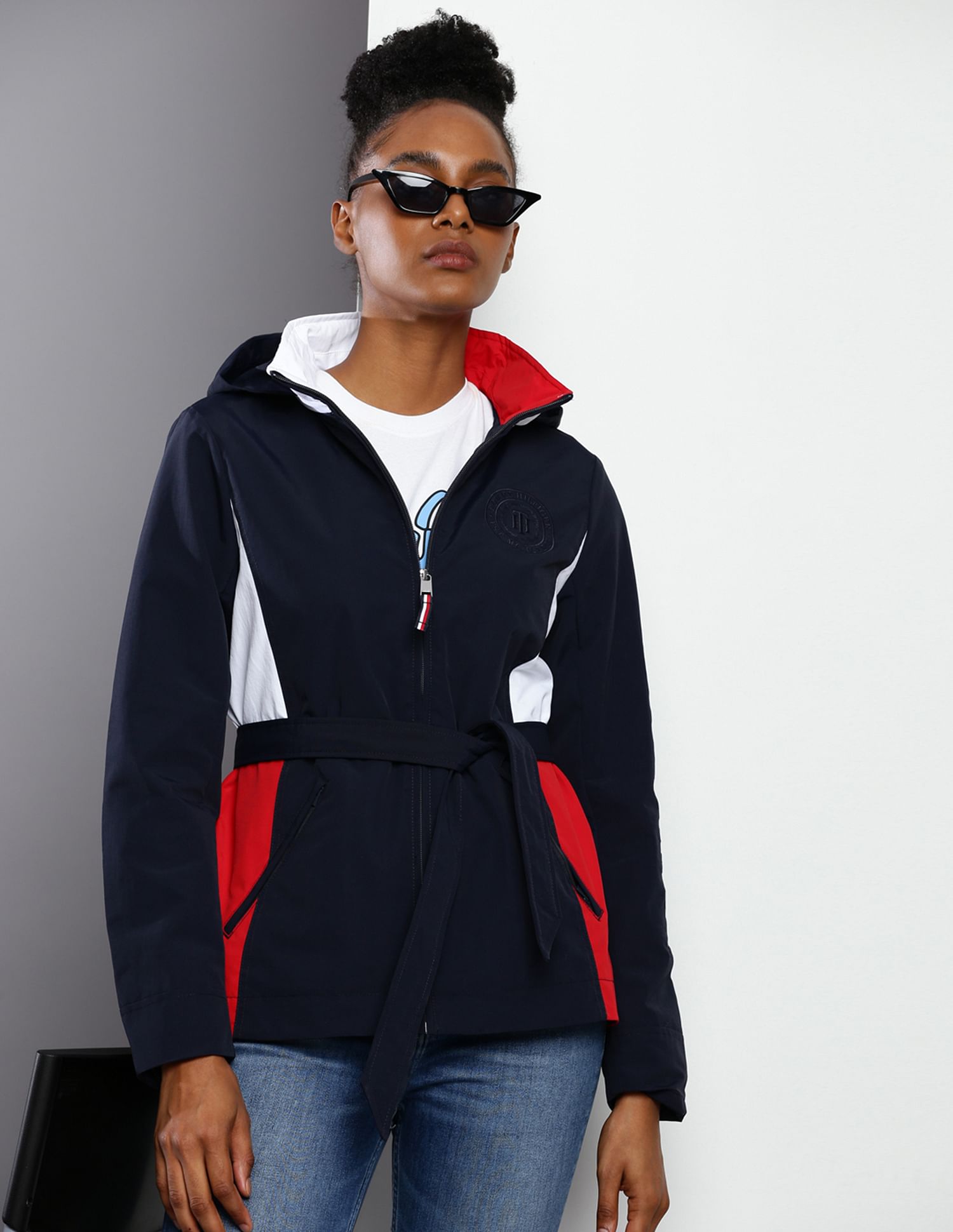 Colour block tommy hilfiger online