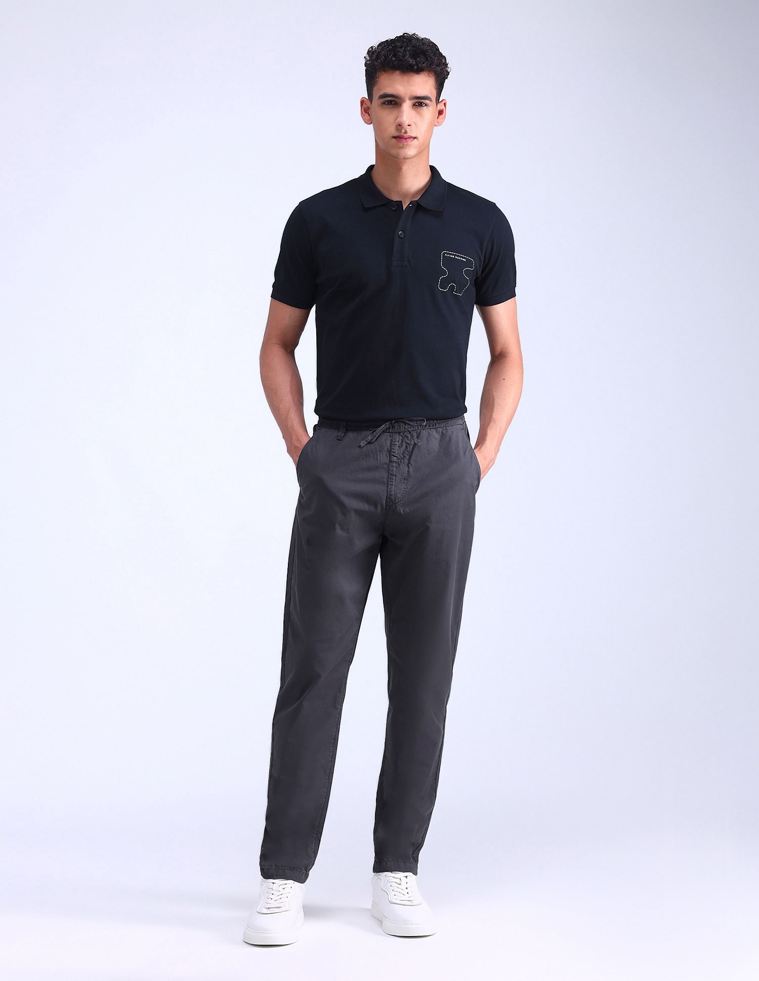 Flying Machine Relaxed Tapered Fit Trousers