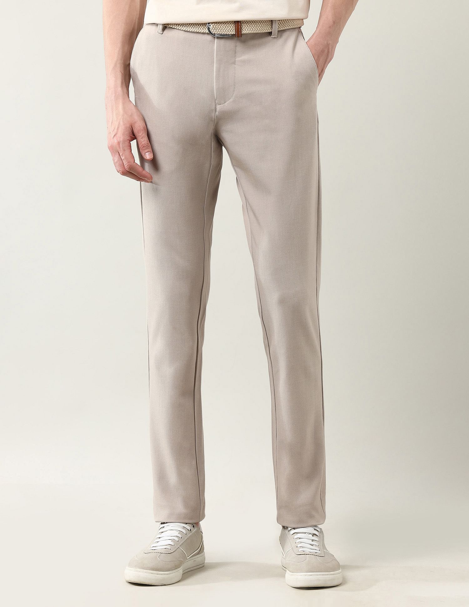 Arrow Sport Slim Fit Twill Autoflex Trousers
