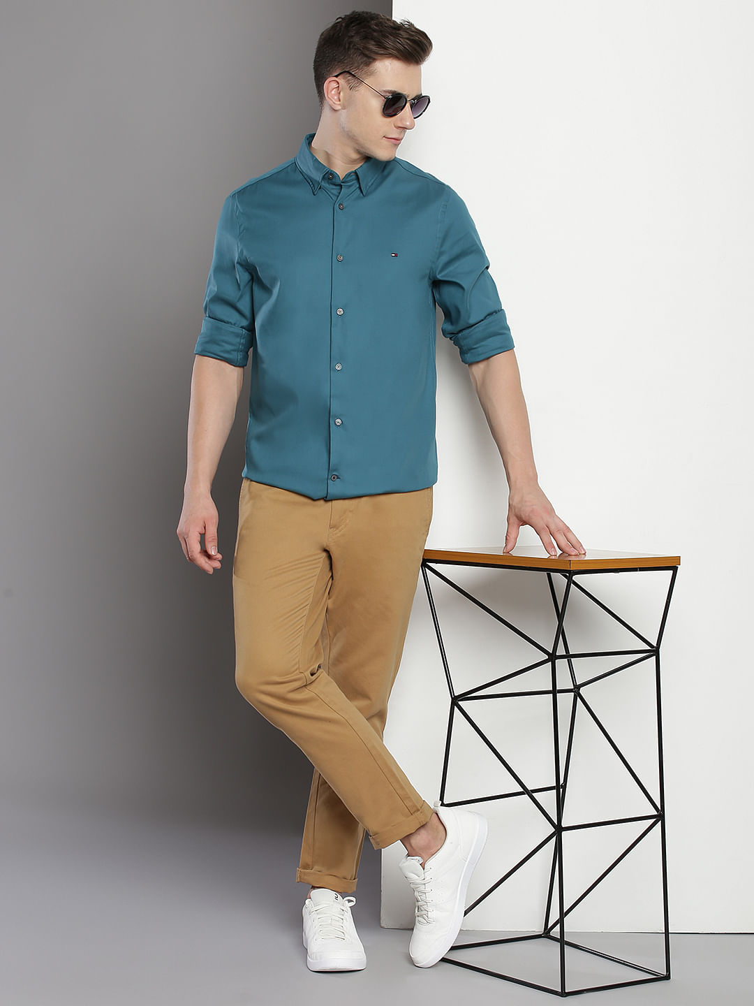 Tommy Hilfiger Button Down Collar Dobby Shirt