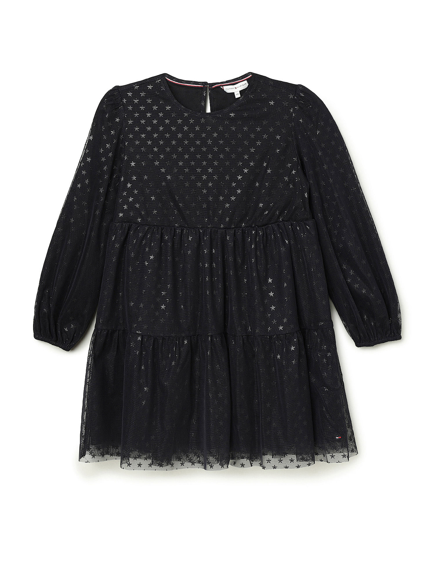 Tommy Hilfiger Kids Girls Foil Star Dress