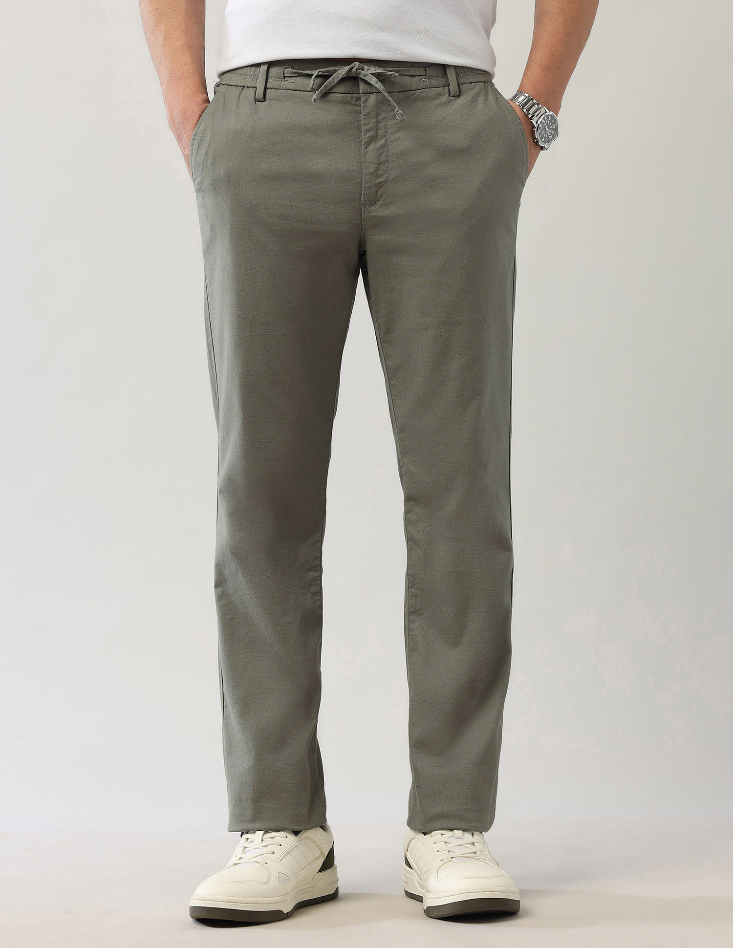 Arrow Sport Twill Night Is Young Trousers