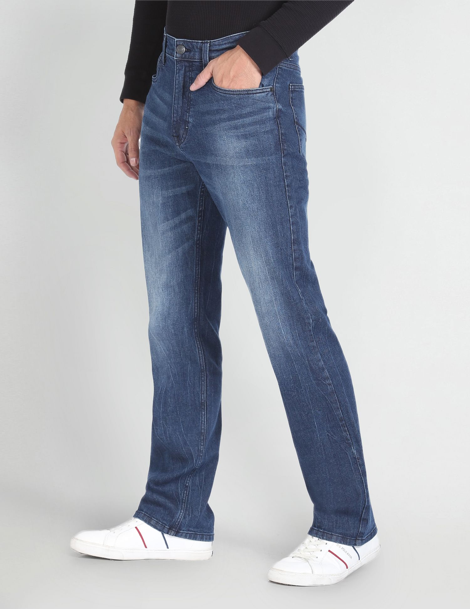 U.S. Polo Assn. Denim Co. Connor Bootcut Fit Blue Jeans