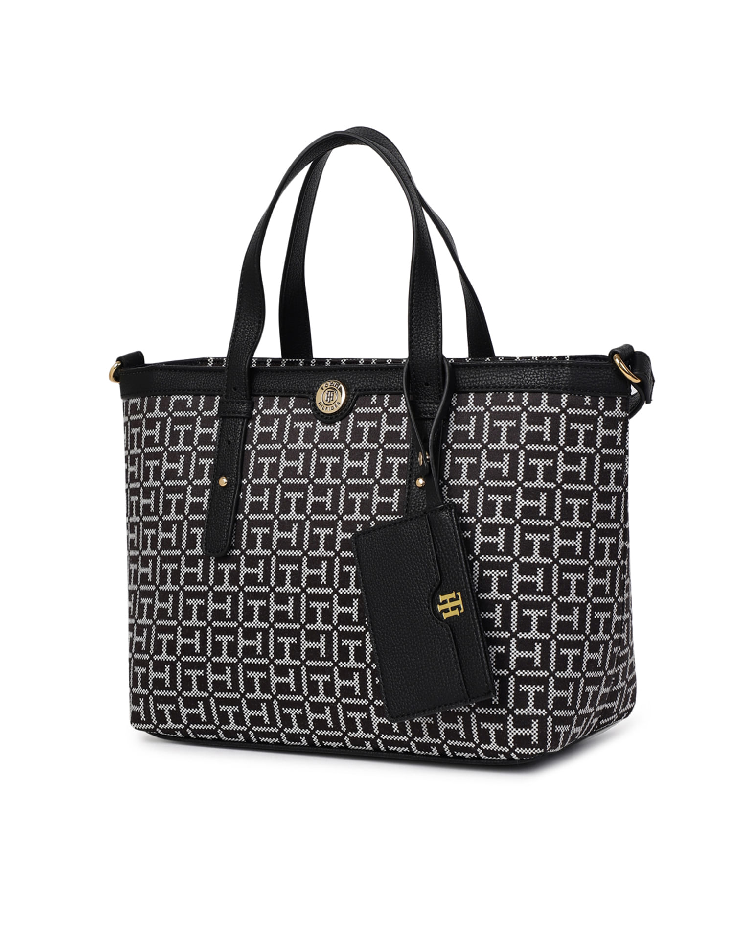 Tommy Hilfiger Square Monogram Jacquard Shopper Bag