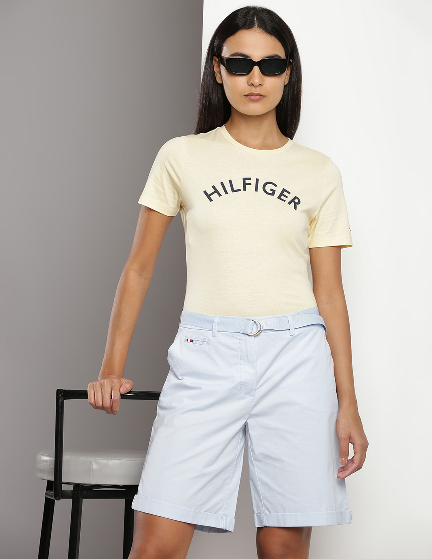 Tommy Hilfiger Crew Neck Brand Print T-Shirt