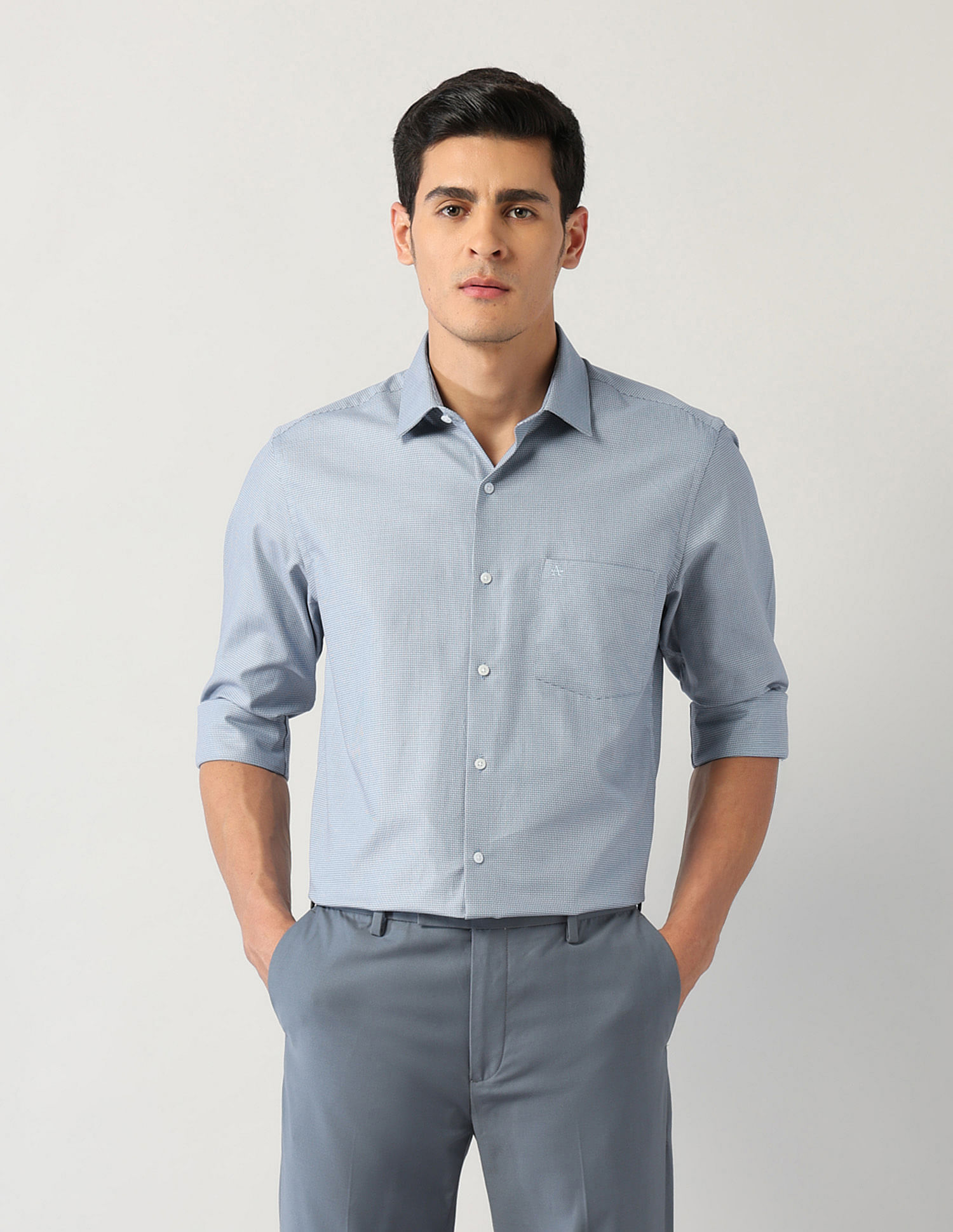 Arrow Liberty Classic Fit Textured Shirt