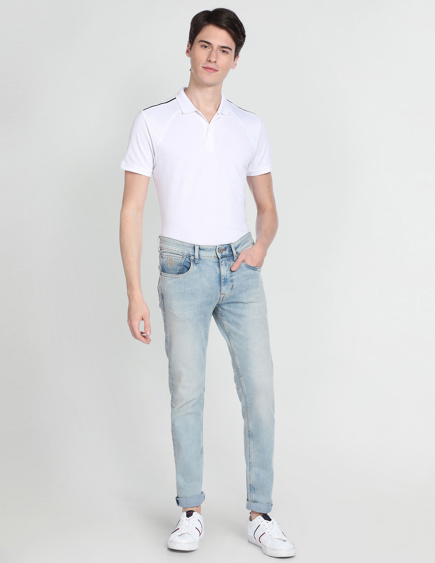 U.S. Polo Assn. Denim Co. Regallo Skinny Fit Blue Jeans