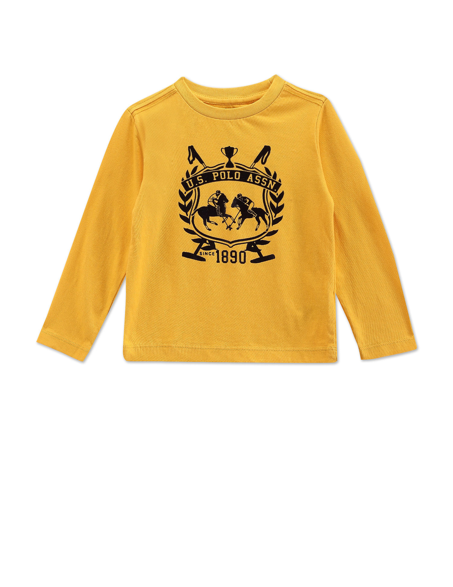 U.S. Polo Assn. Kids Boys Brand Print Cotton T-Shirt