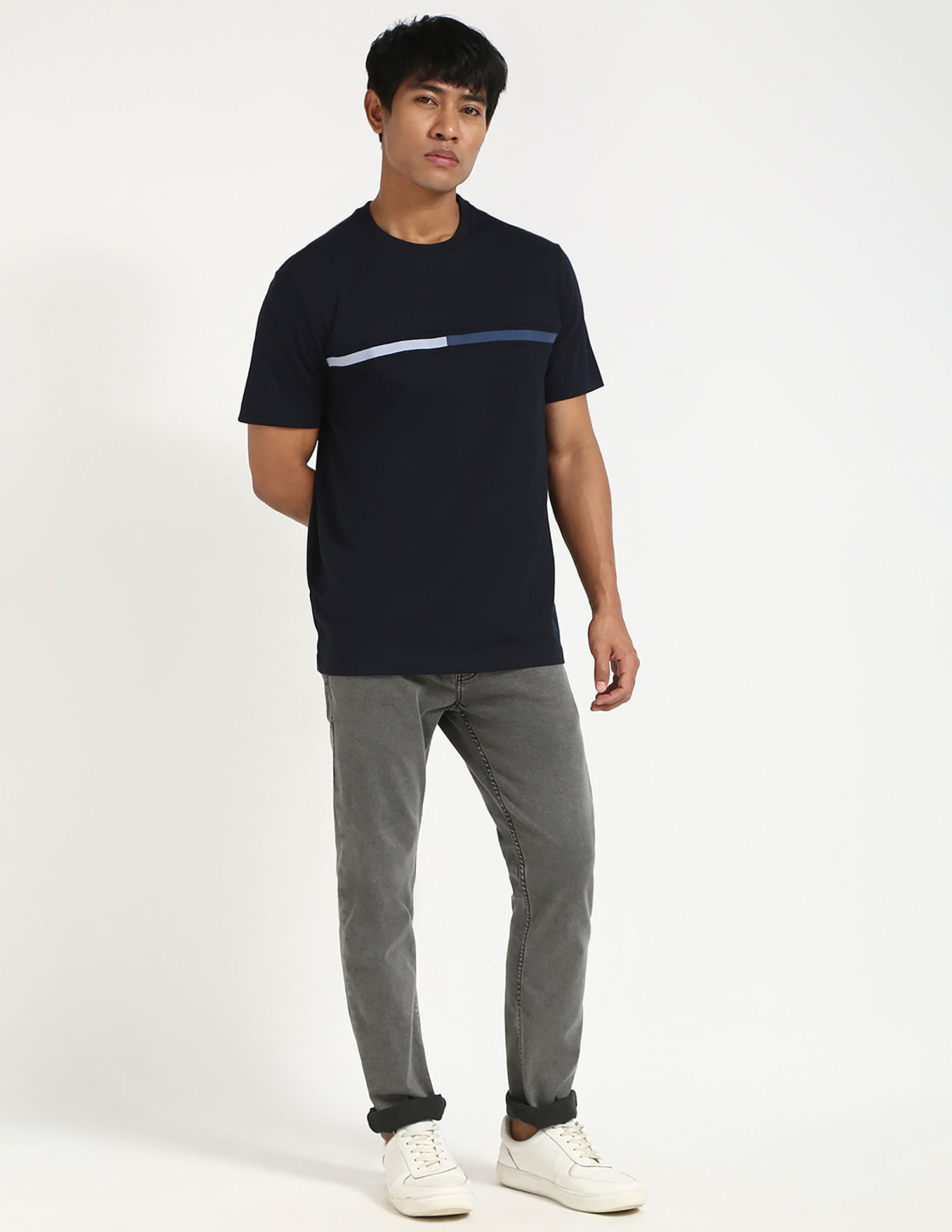 Tommy Hilfiger Embroidered Logo Regular-Fit Cotton T-Shirt