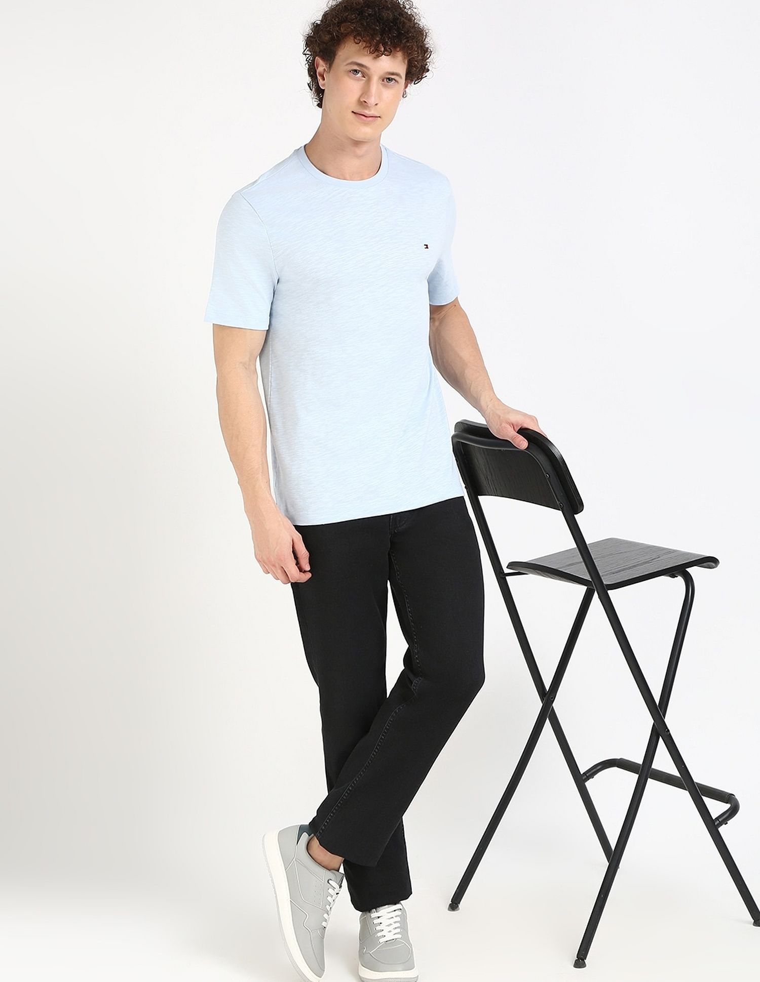 Tommy Hilfiger Solid Regular-Fit Cotton T-Shirt