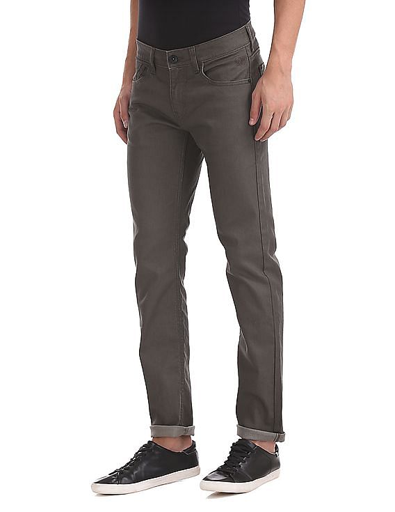Flying Machine Michael Slim Tapered Fit Mid Rise Jeans
