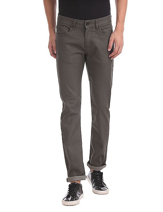 Flying Machine Michael Slim Tapered Fit Mid Rise Jeans