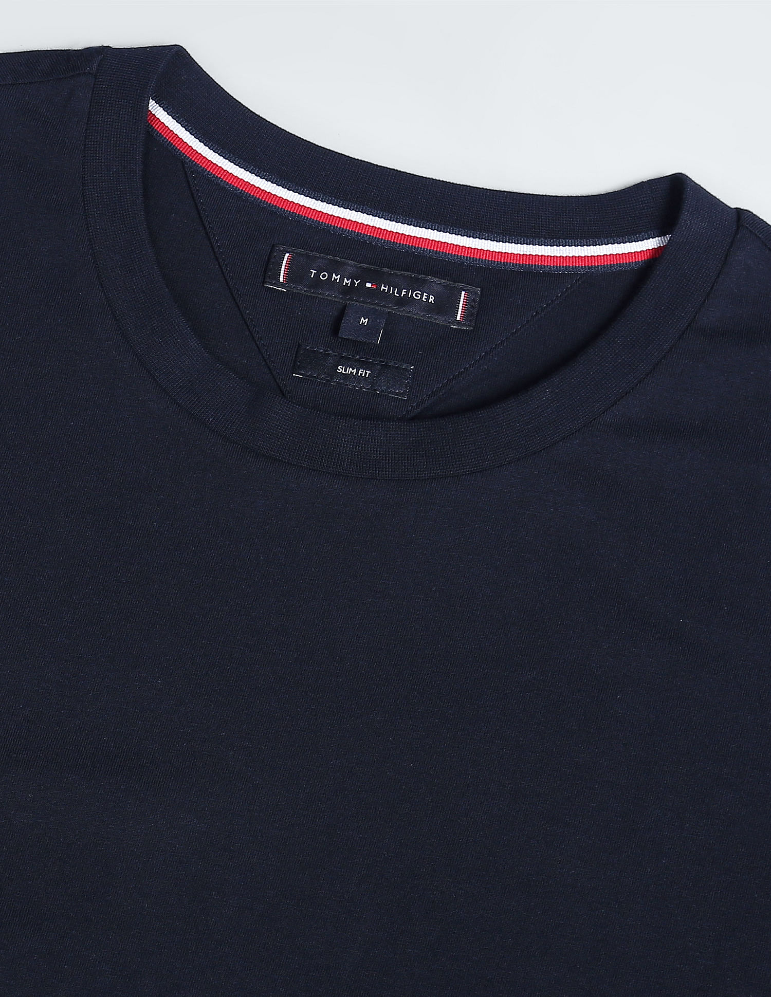 Tommy Hilfiger Vertical Ink Logo Print T-Shirt