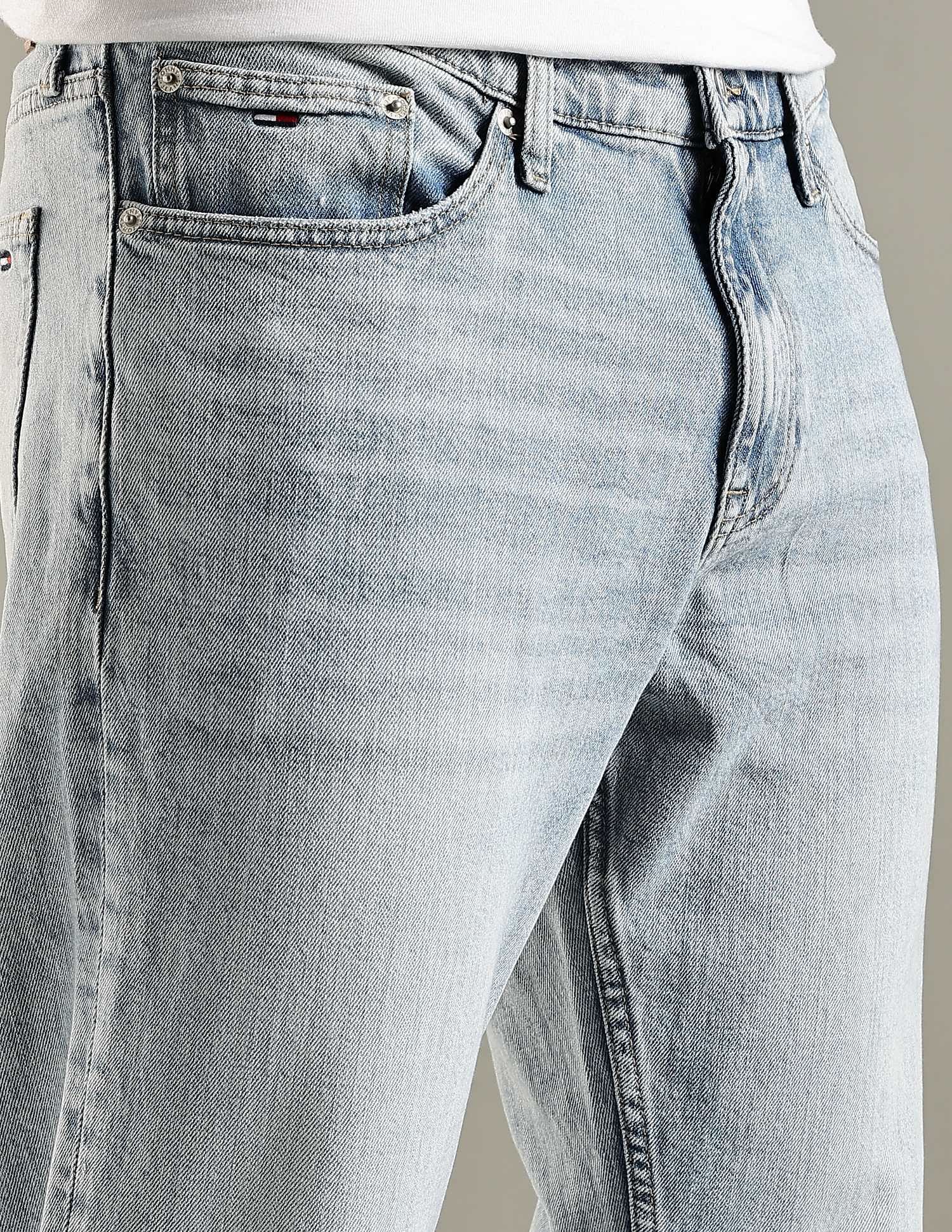 Tommy Hilfiger Heavy-Wash Slim Fit Mid Rise Jeans