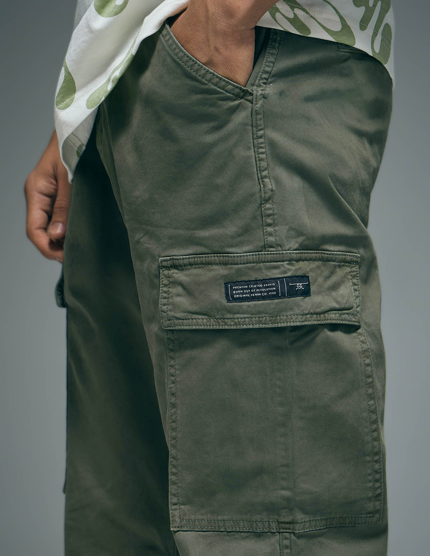 Flying Machine Slim Fit Cargo Pants