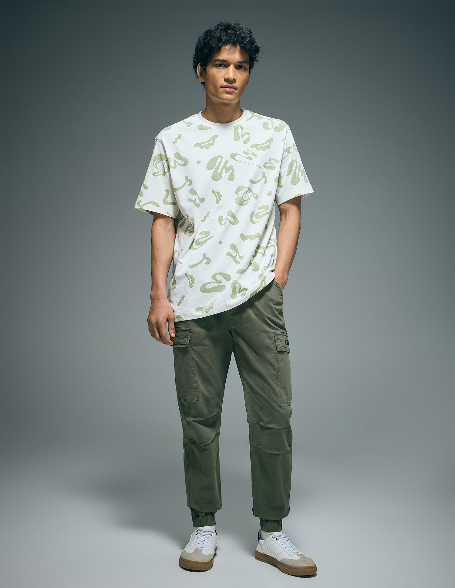 Flying Machine Slim Fit Cargo Pants