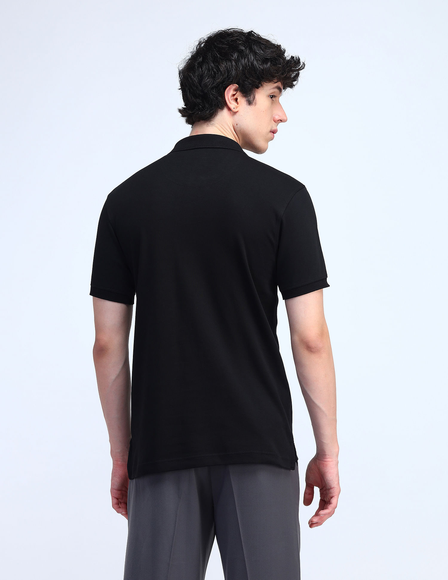 Flying Machine Cotton Regular Fit Polo Shirt