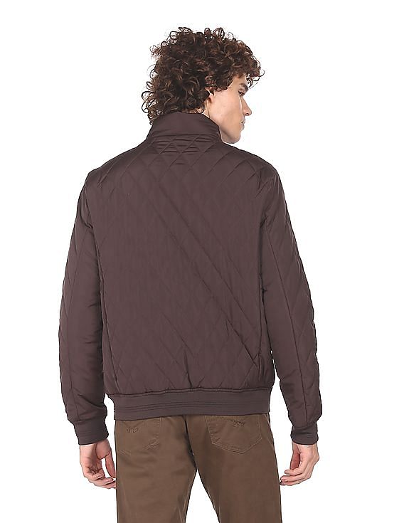 U.S. Polo Assn. High Neck Panel Solid Jacket