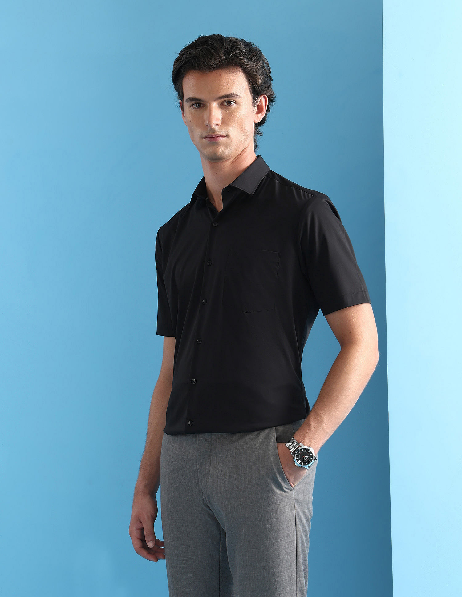 Arrow Solid Liberty Classic Fit Velocity Shirt