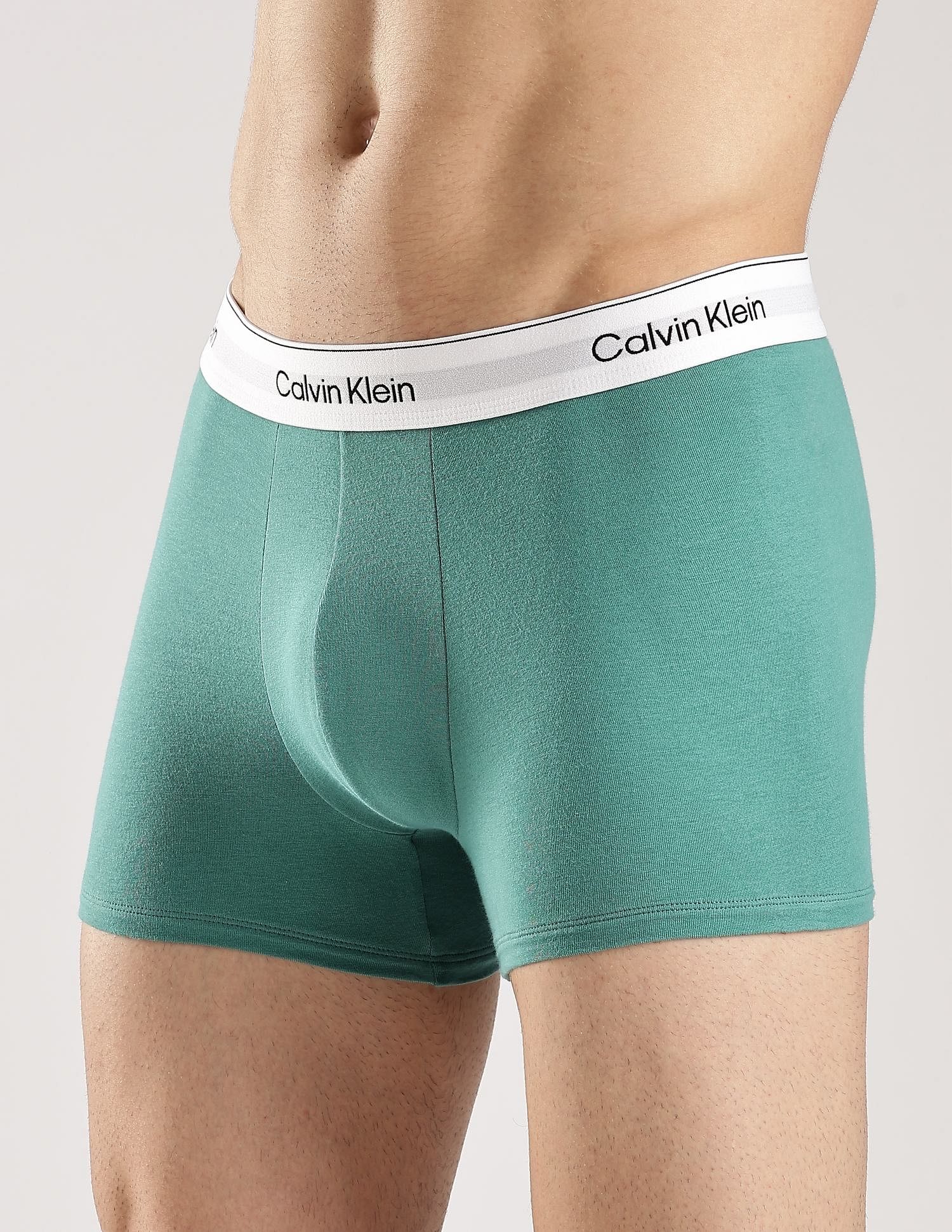 Calvin Klein Underwear Solid Multi Low Rise Trunks - Pack Of - 3