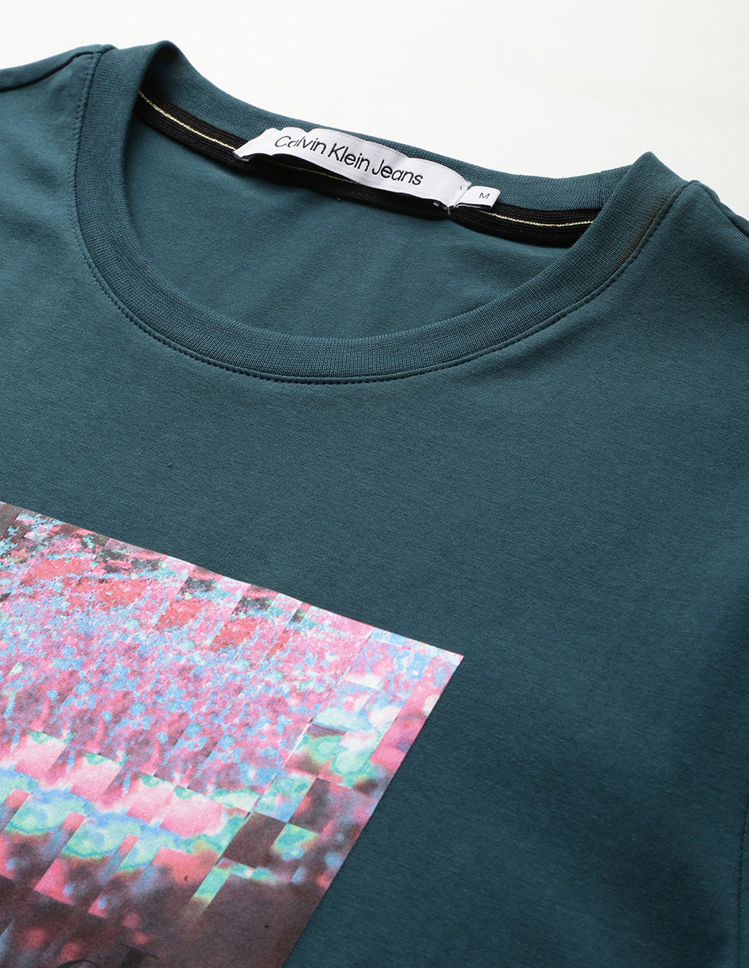 Calvin Klein Crew Neck Photo Print T-Shirt