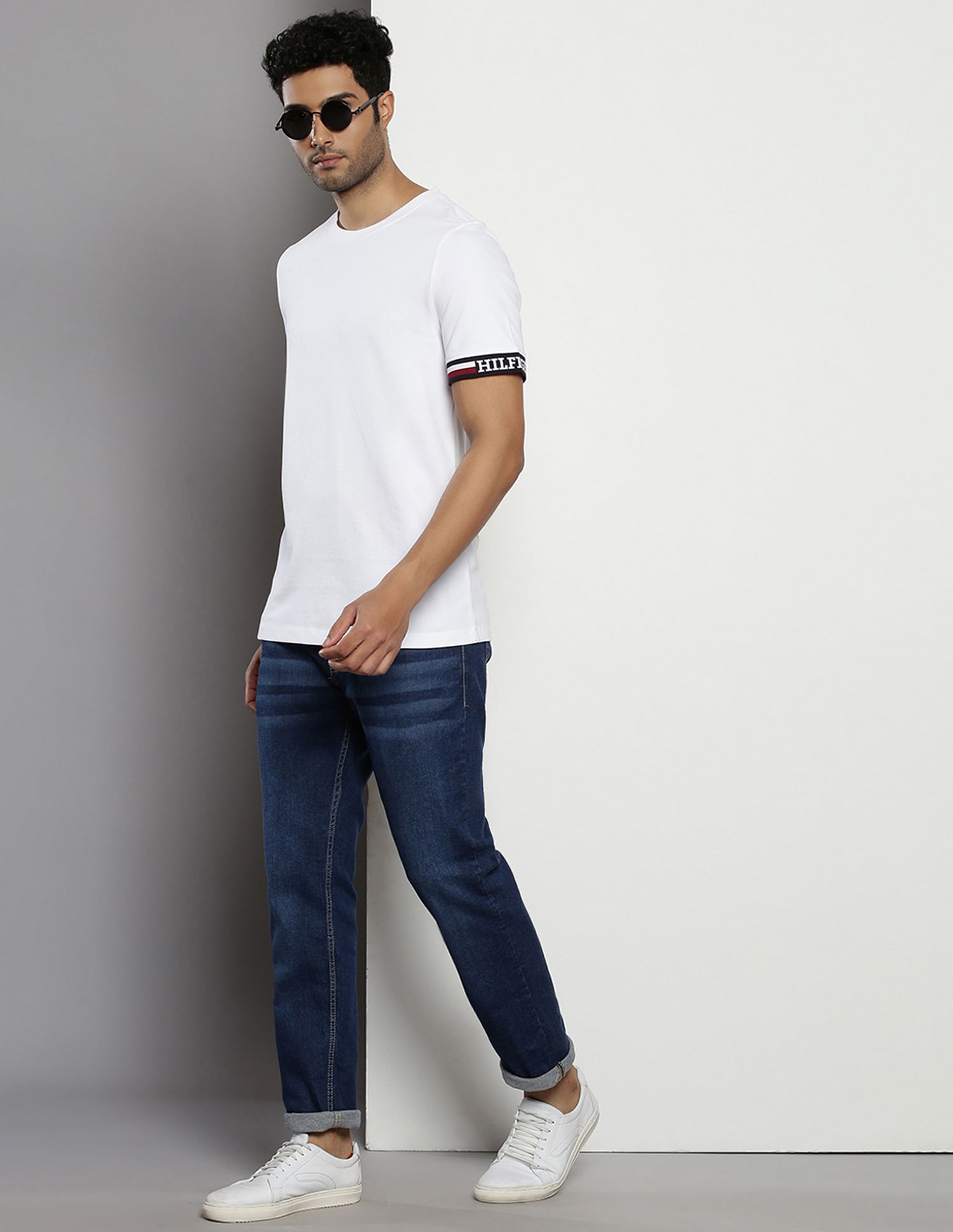 Tommy Hilfiger Bold Monotype Cuff T-Shirt