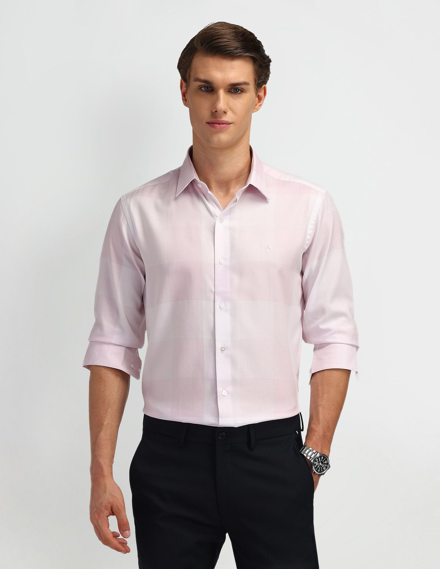 Arrow Newyork Manhattan Slim Fit Cotton Shirt