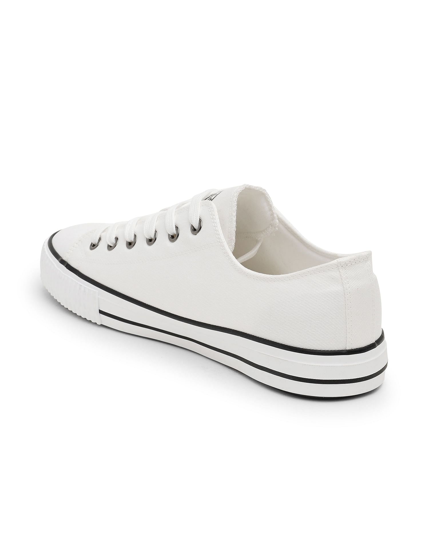 Flying Machine Men Round Toe Washed Cox 2.0 Sneakers