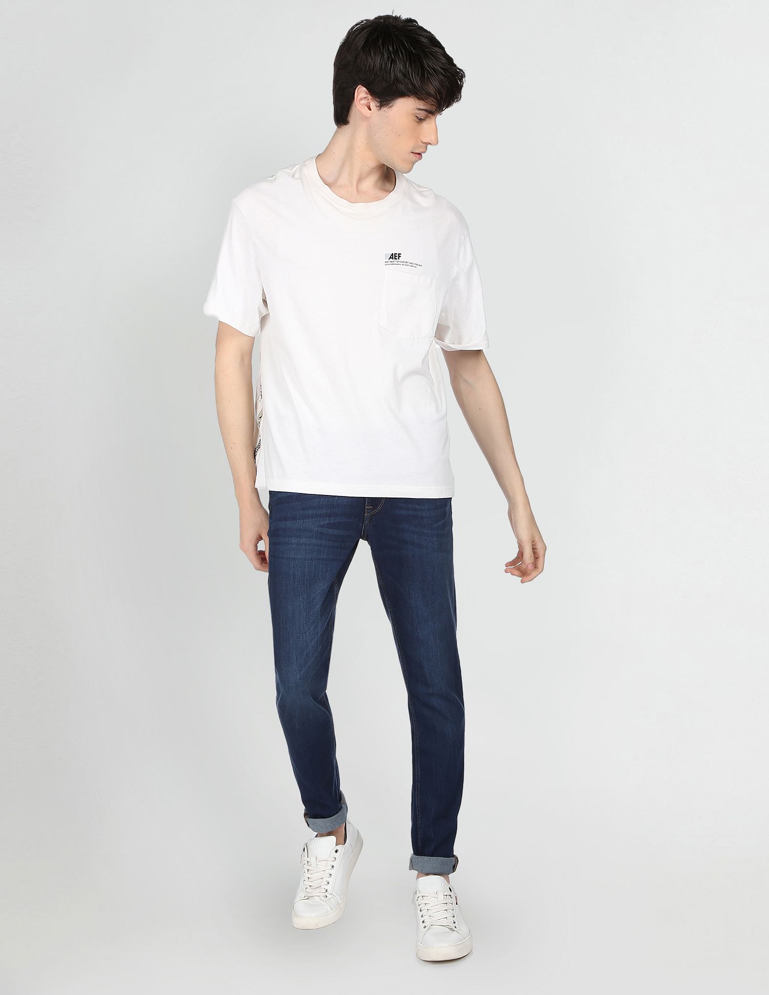 Flying Machine Stone Wash Jackson Super Skinny Fit Authentic Signature Jeans