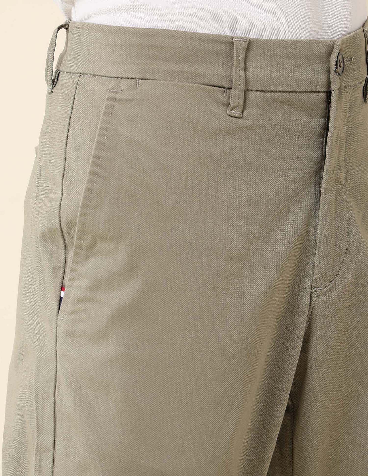 U.S. Polo Assn. Textured Riley Straight Fit Twill Trousers