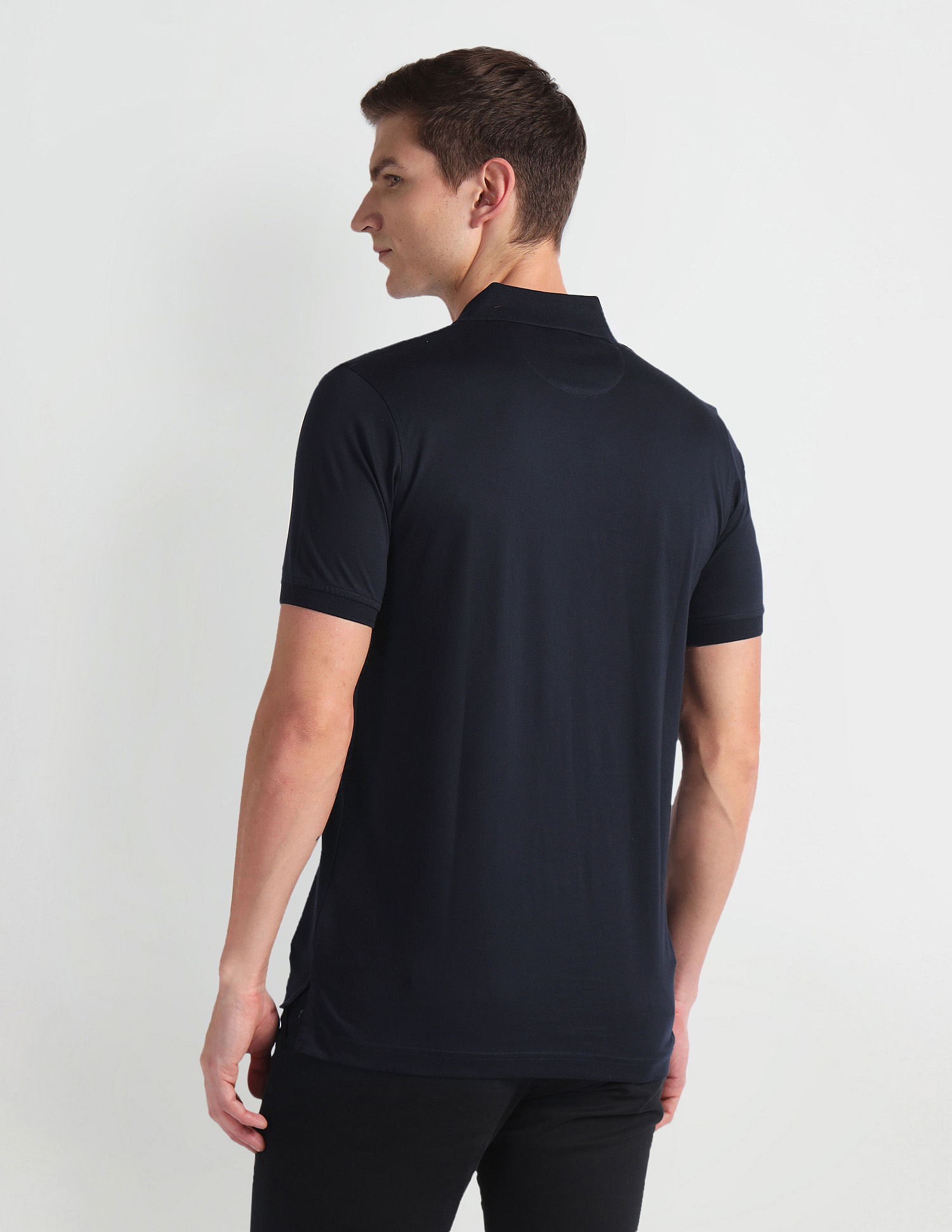 Arrow Solid Regular Fit Polo Shirt