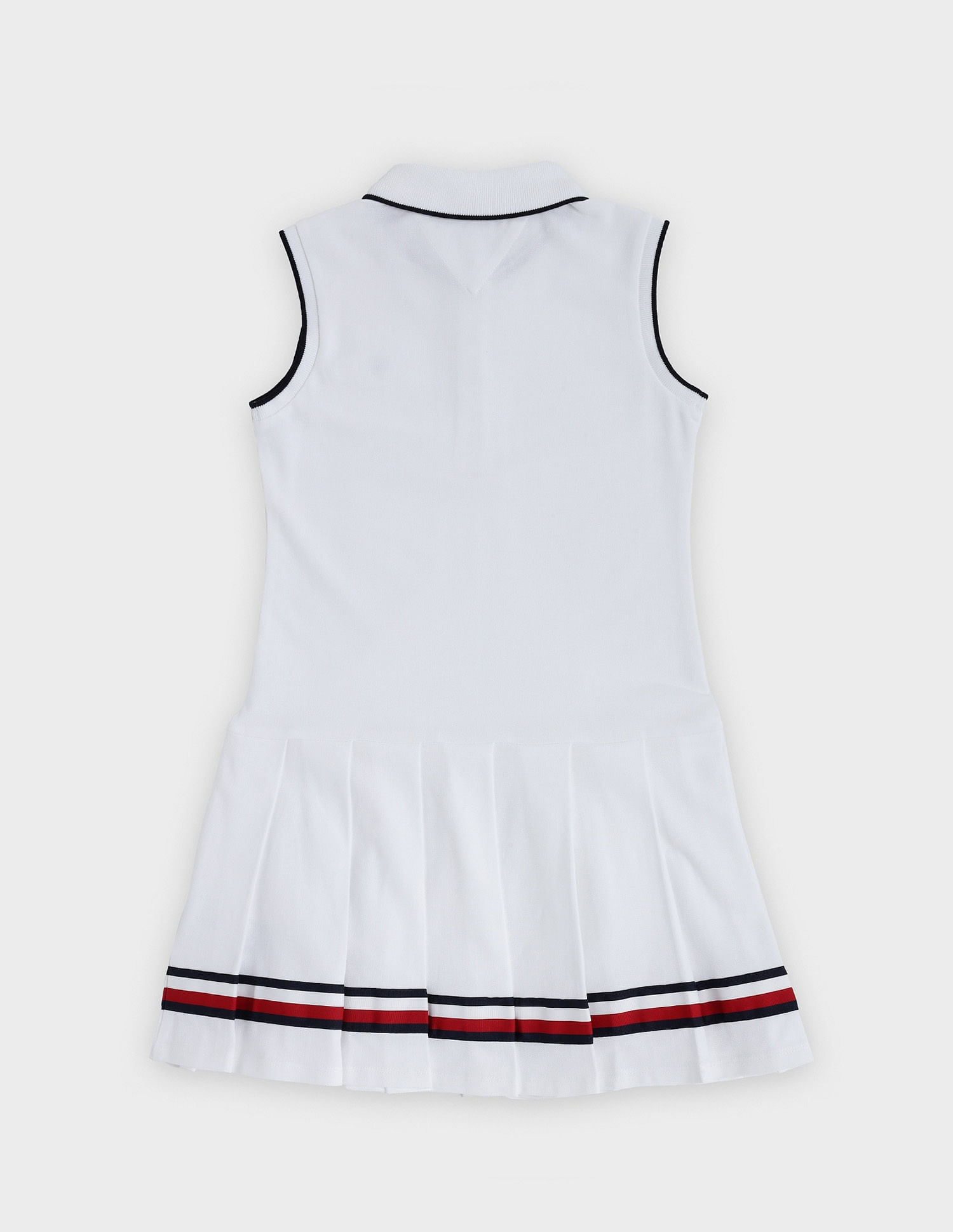 Tommy Hilfiger Kids Girls Cotton Polo Collar T-Shirt Dress