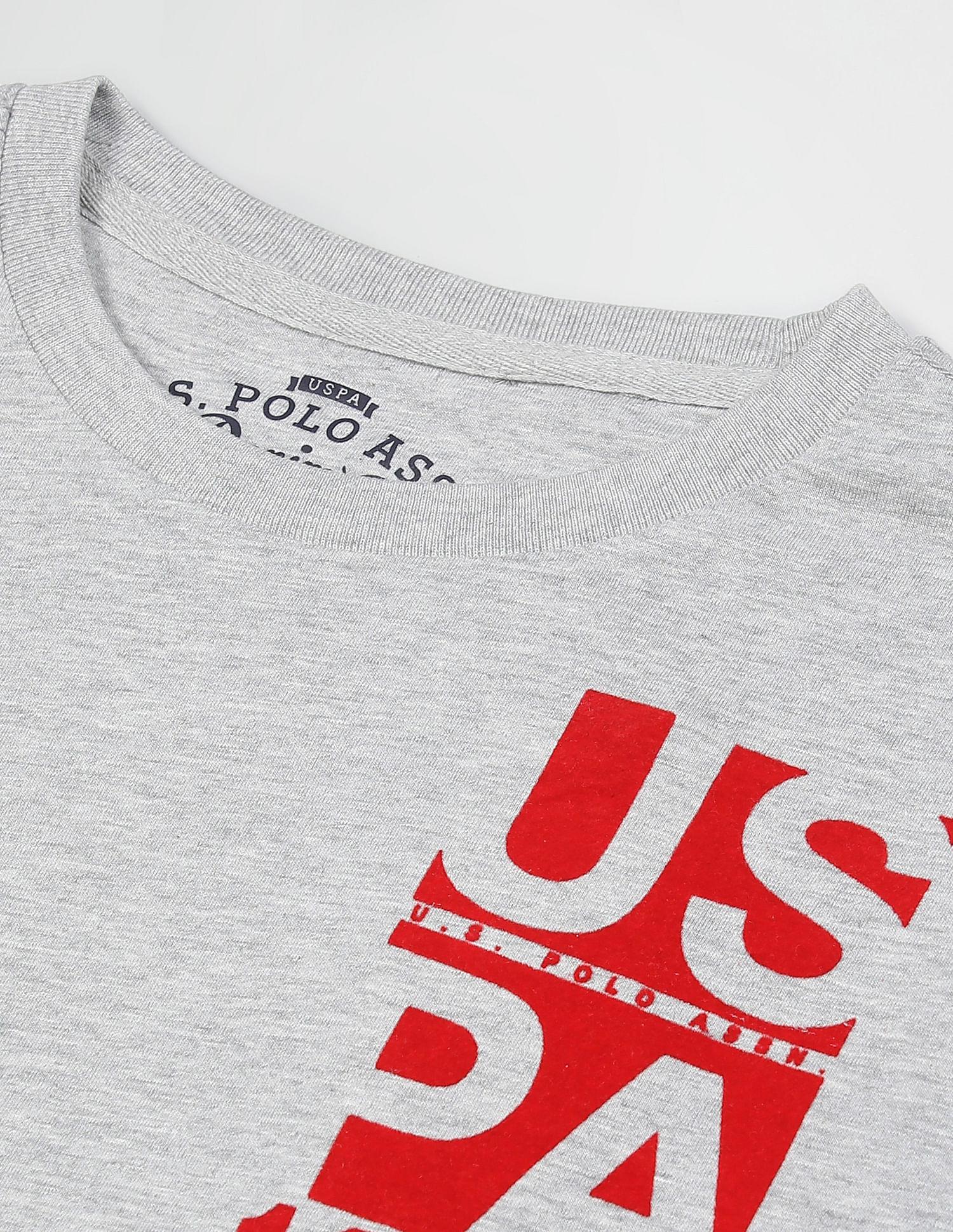 U.S. Polo Assn. Denim Co. Brand Print Heathered T-Shirt