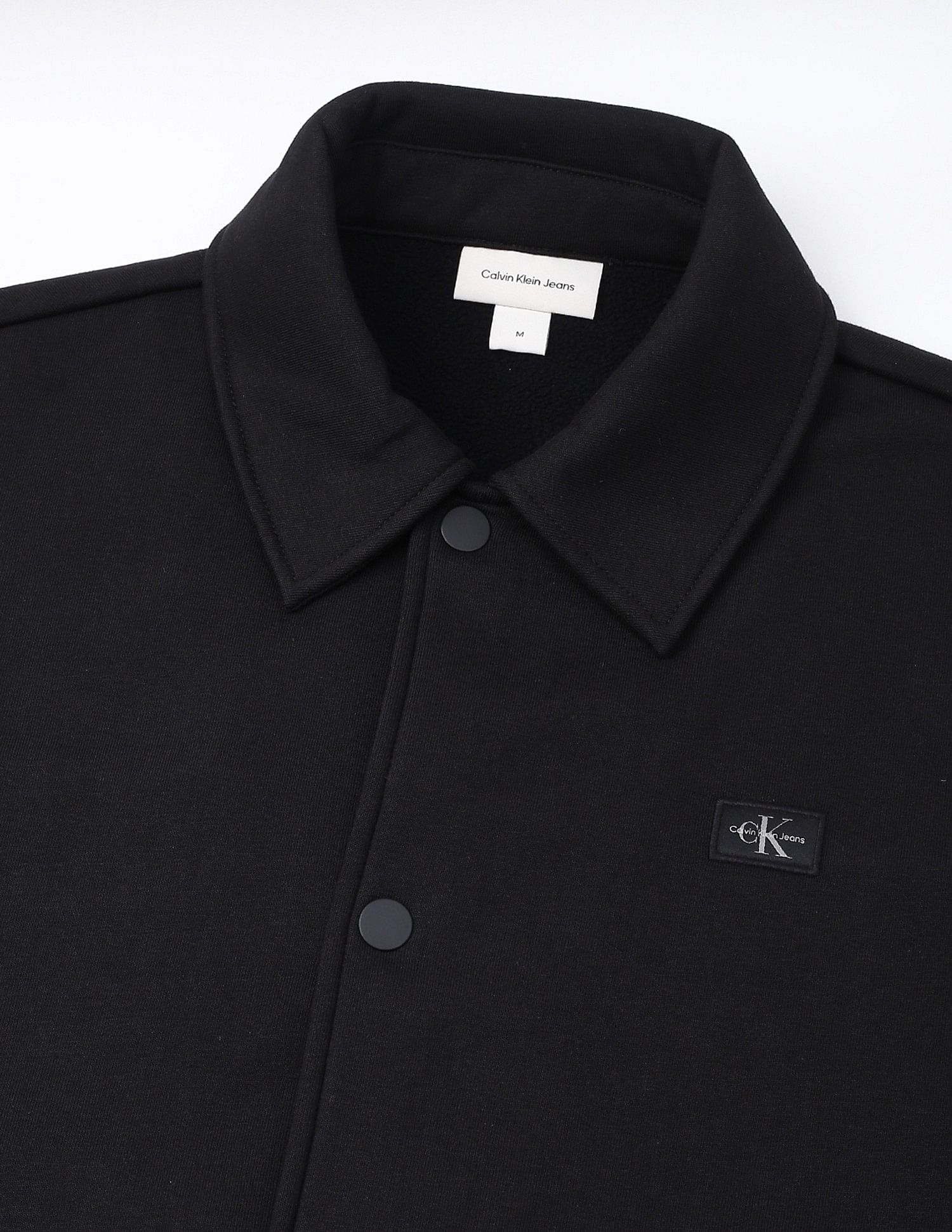 Calvin Klein Jeans Solid Relaxed-Fit Cotton Sweatshirt