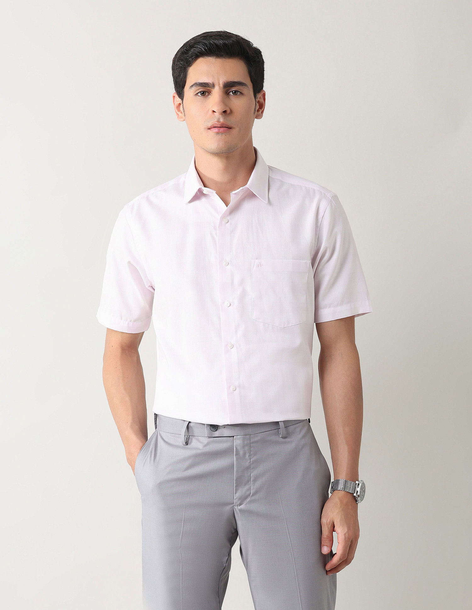 Arrow Liberty Classic Fit Textured Shirt
