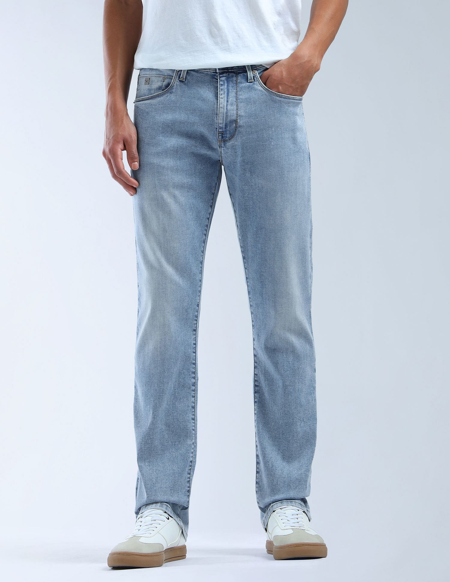 Flying Machine F-Jango Relaxed Straight Fit F-Lite Jeans