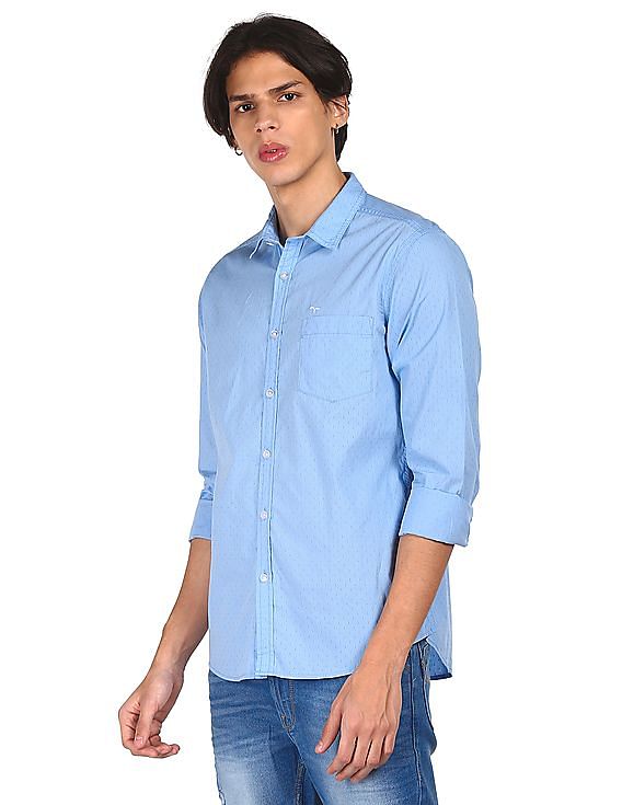 Flying Machine Men's Slim Fit Shirt (FMSH6887_White XL) : Amazon.in:  Clothing & Accessories