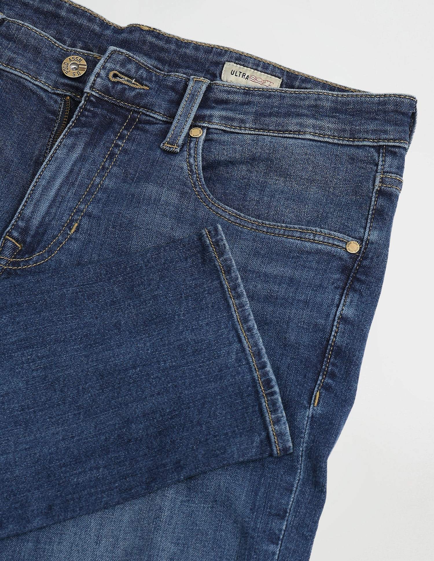 U.S. Polo Assn. Denim Co. Brandon Slim Tapered Blue Jeans