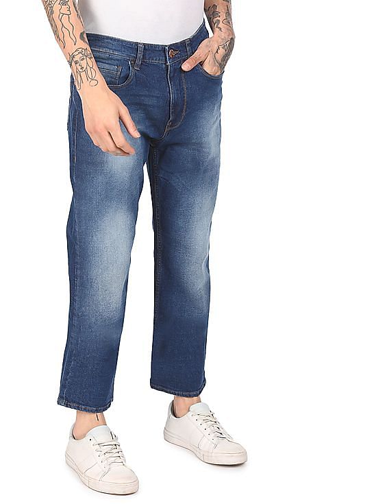 Flying Machine Django Straight Fit Mid Rise Jeans