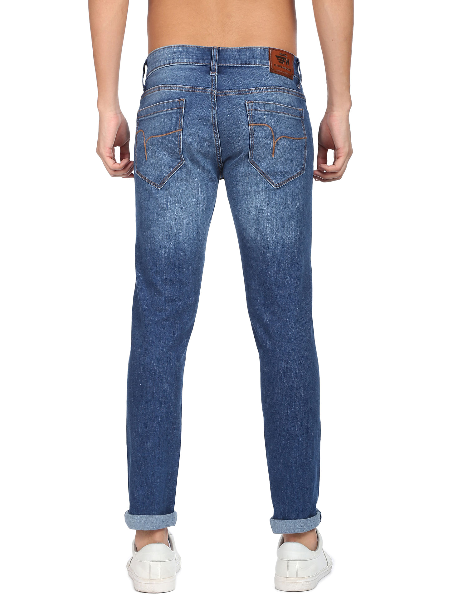 Flying Machine Stone Wash Jackson Skinny Fit Jeans