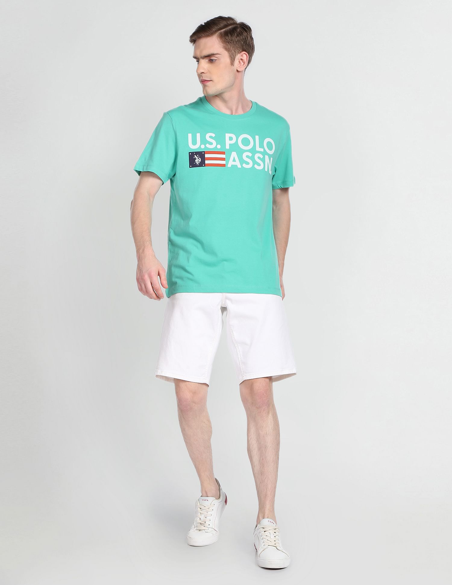 U.S. Polo Assn. Denim Co. Cotton Printed T-Shirt