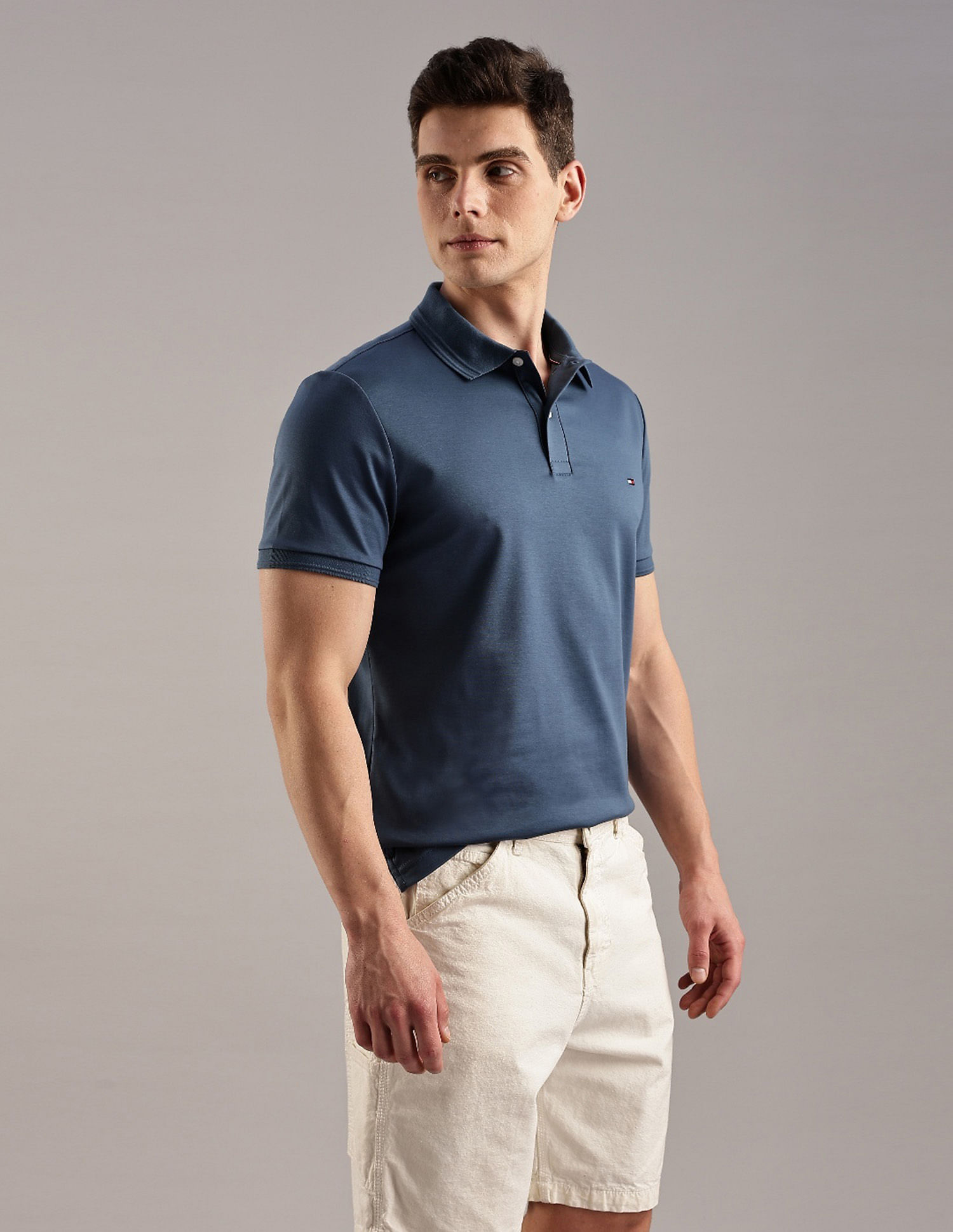 Tommy Hilfiger Solid Regular-Fit Cotton T-Shirt