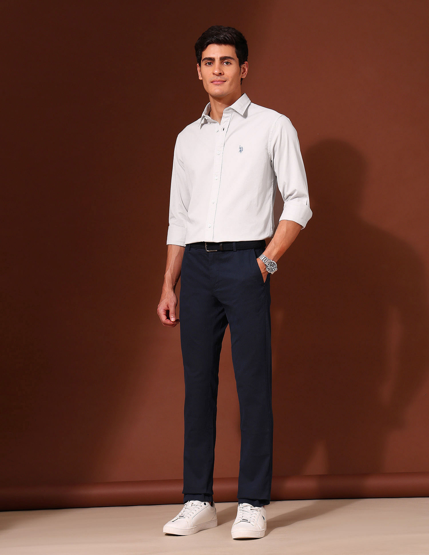 U.S. Polo Assn. Pure Cotton Tailored Fit Twill Shirt