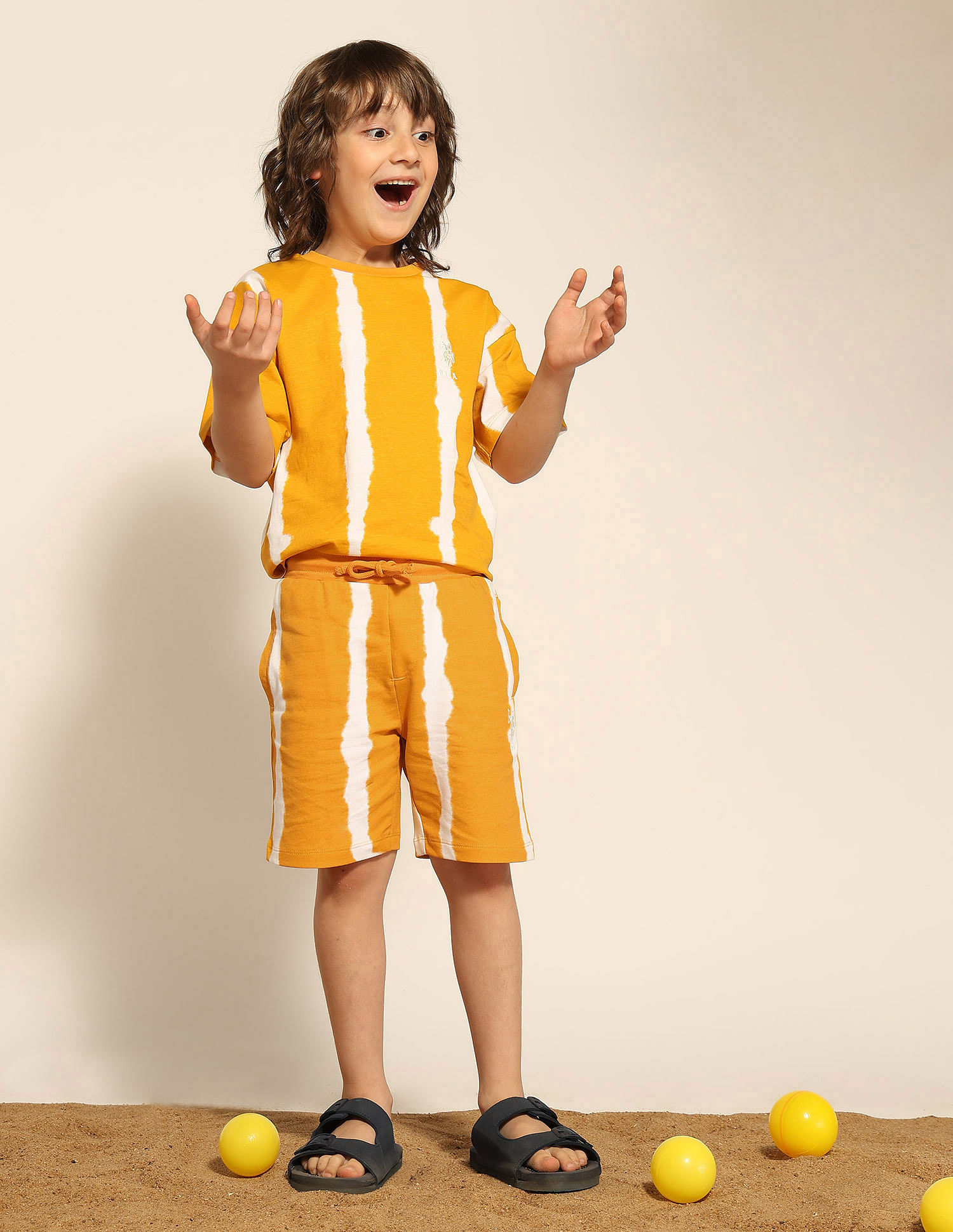 U.S. Polo Assn. Kids Boys Pure Cotton Dyed Shorts