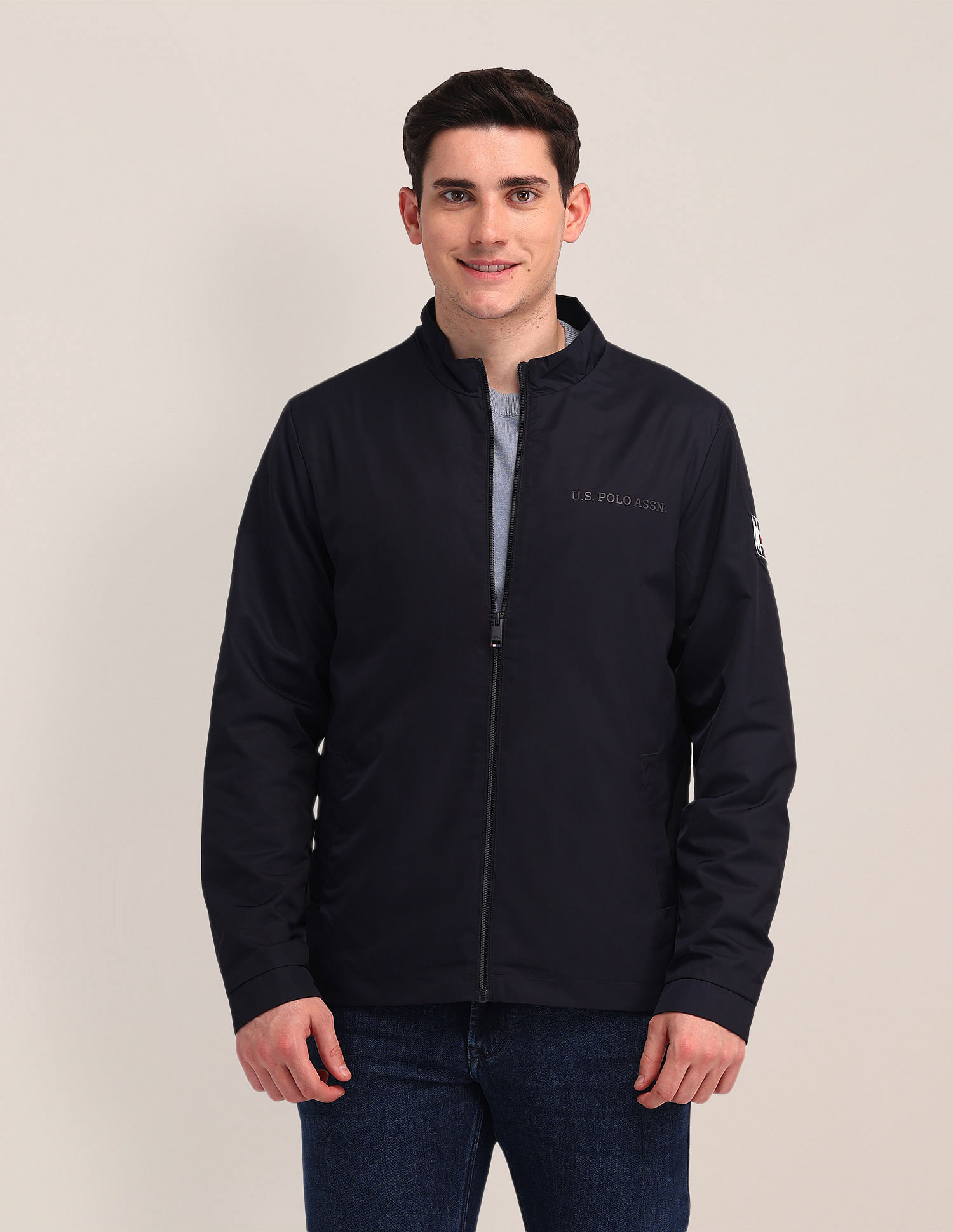 U.S. Polo Assn. USJCKS0654 NAVY Mens Jackets