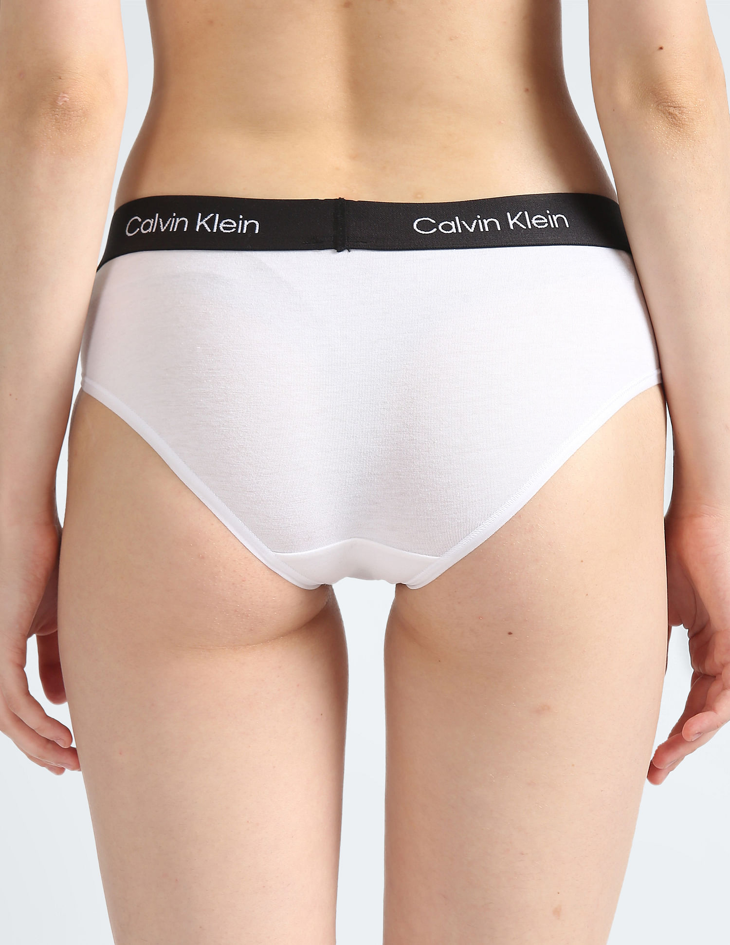 Calvin Klein Womens Seamless Classic Hipster Brief White