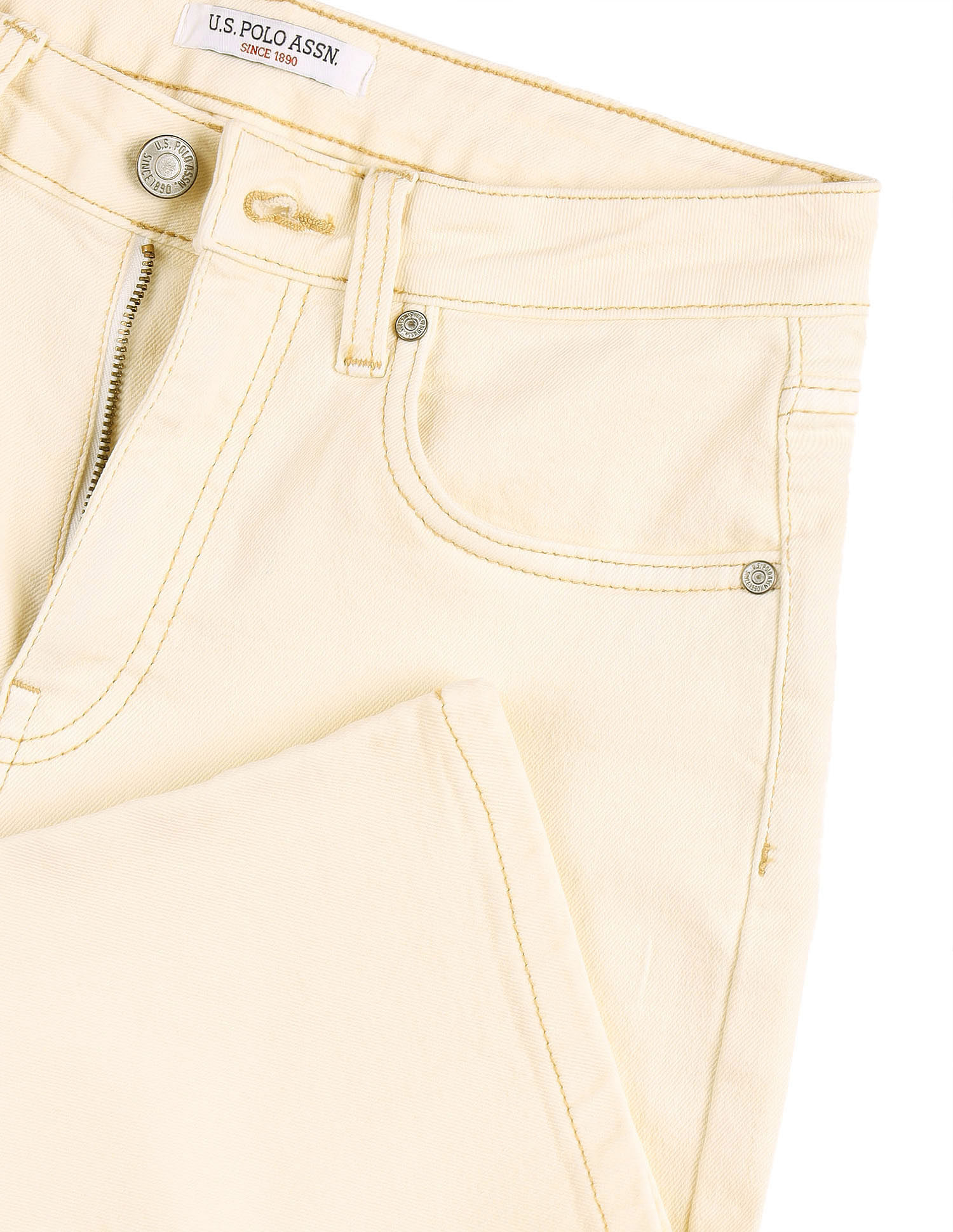 U.S. Polo Assn. Women High Rise Straight Fit Jeans