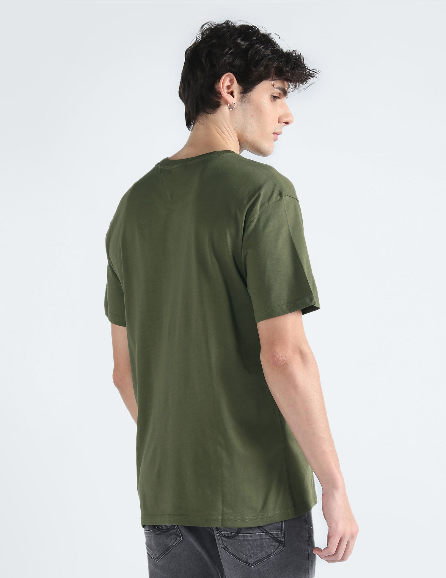 Tommy Hilfiger Organic Cotton Gold Linear T-Shirt
