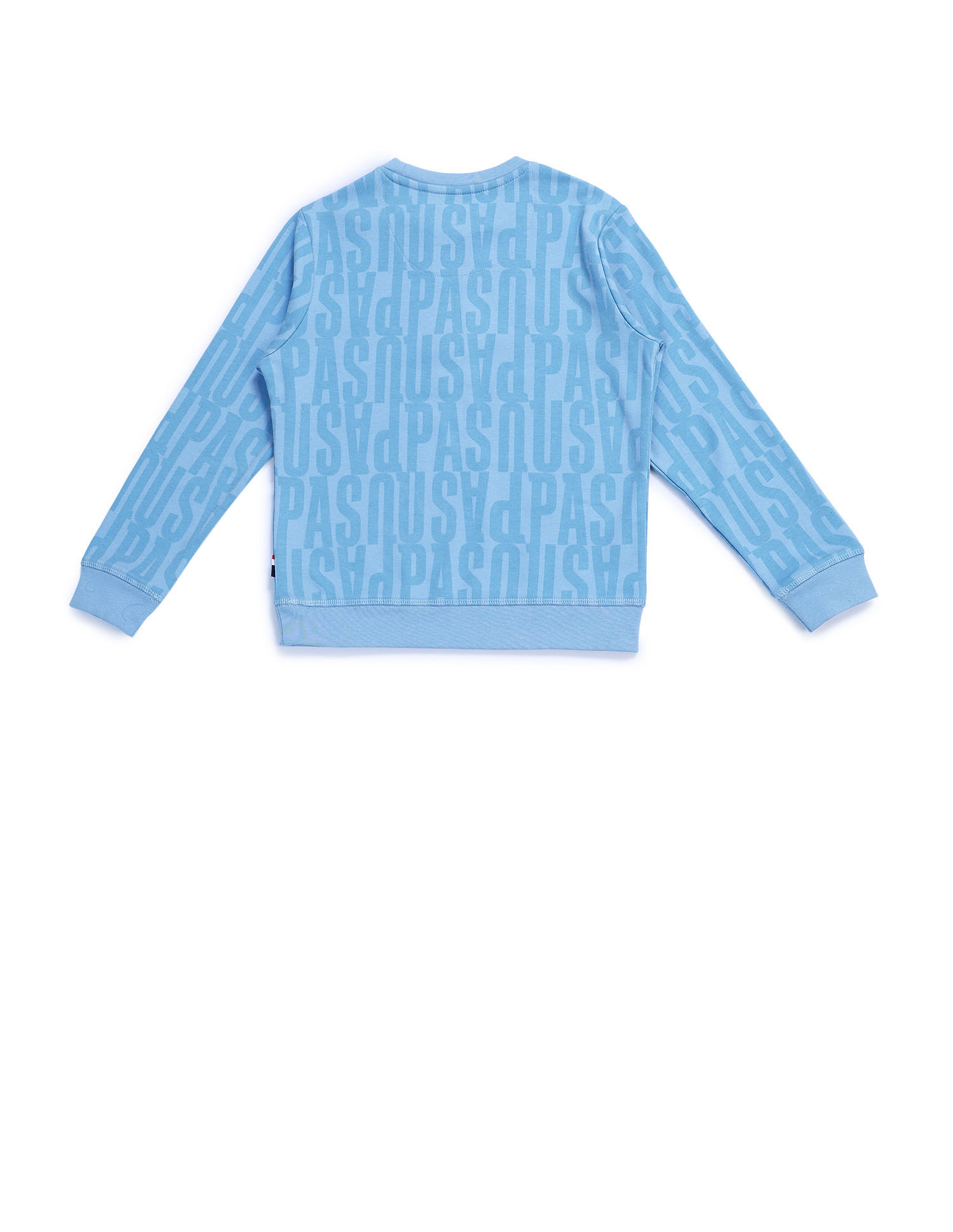 U.S. Polo Assn. Kids Boys Brand Printed Regular Fit Sweatshirt