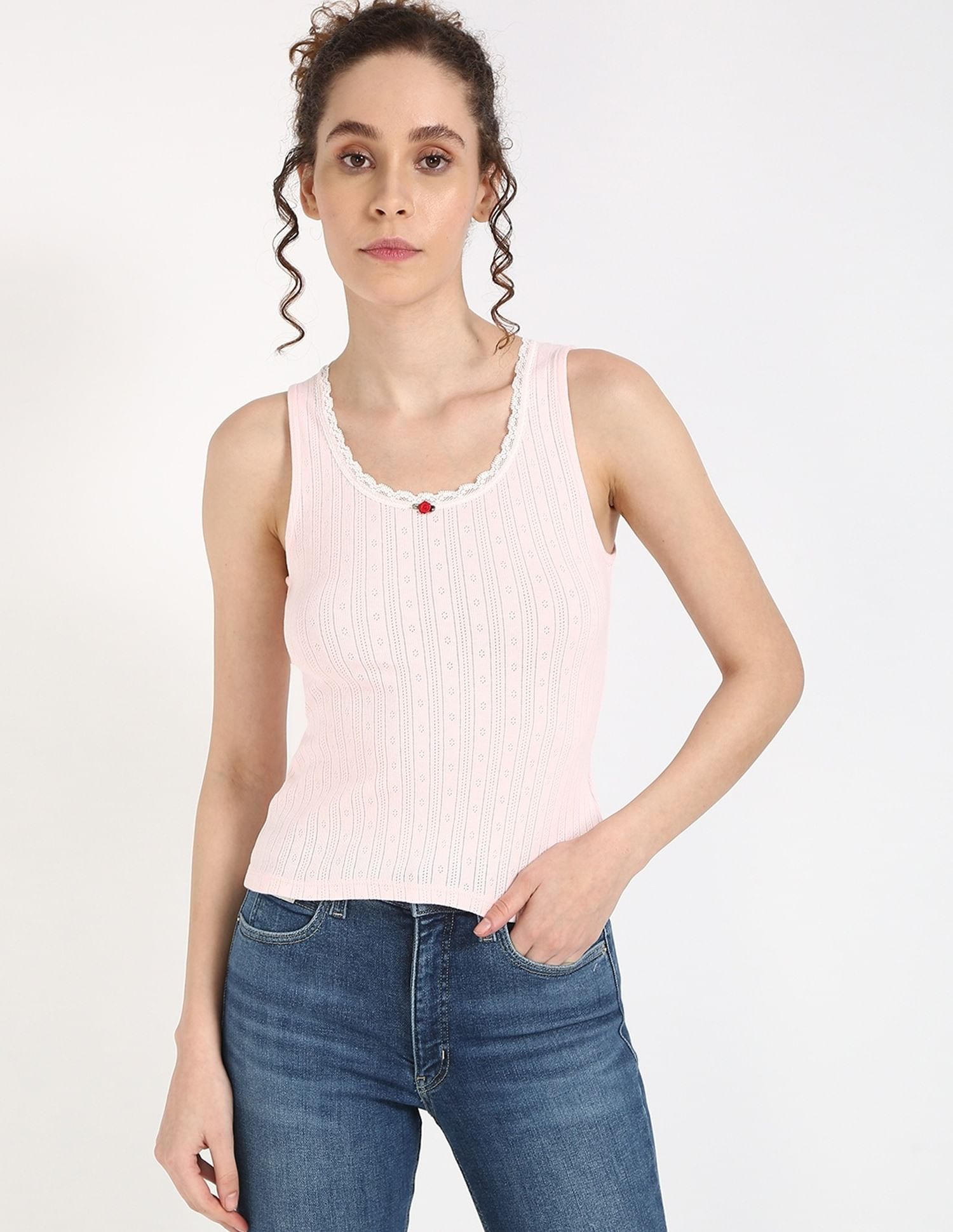 Tommy Hilfiger Slim-Fit Cotton U-Neck Tank Top